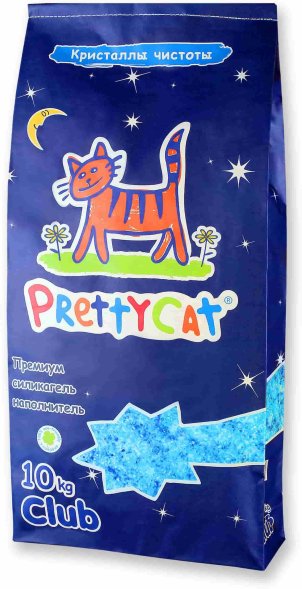 Pretty Cat - Кристаллы чистоты - Силикагелевый наполнитель для кошачьего лотка