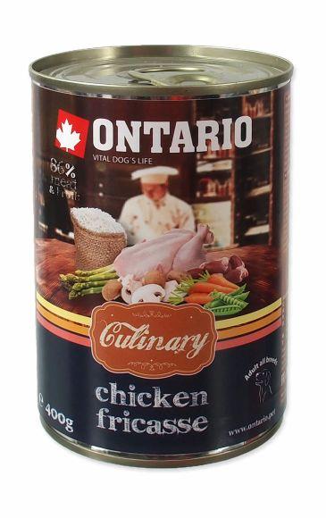 Ontario Culinary Chicken Fricasse - Консервы для собак "Куриное фрикассе"