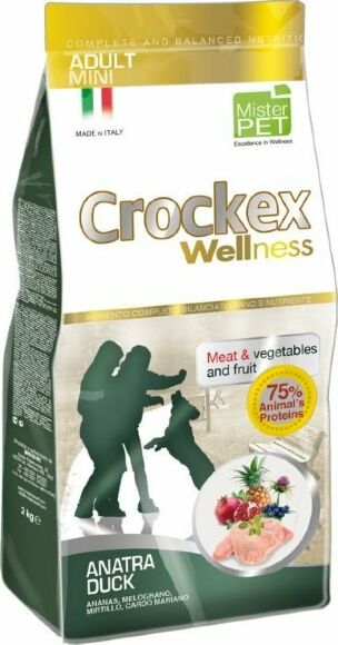 Crockex Wellness - Сухой корм для собак мелких пород рыба с рисом