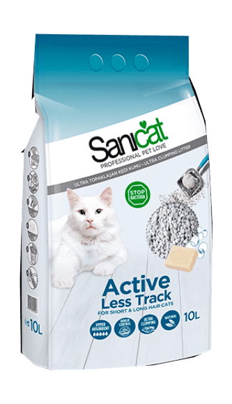 Sani Cat Less Track - Вптиывающий наполнитель "Без Следов" 8,7 кг