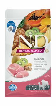 Farmina ND Tropical Selection Pork Adult Medium&Maxi - Сухой корм для собак средних и крупных пород, со свининой