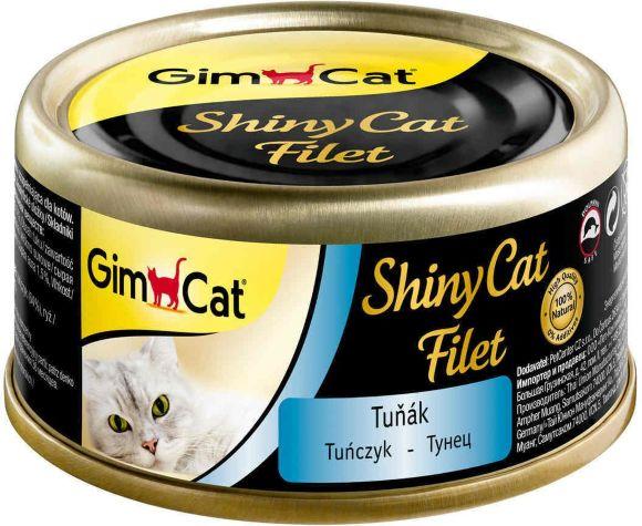 Gimpet ShinyCat Filet - Консервы для кошек, с тунцом 70гр