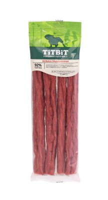 TitBit - Золотая коллекция - Лакомство для собак "Колбаса Традиционная" 80гр TitBit - Золотая коллекция - Лакомство для собак