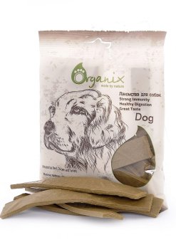 Organix - Лакомство для собак, Мясные полоски с говядиной, цыпленком и индейкой