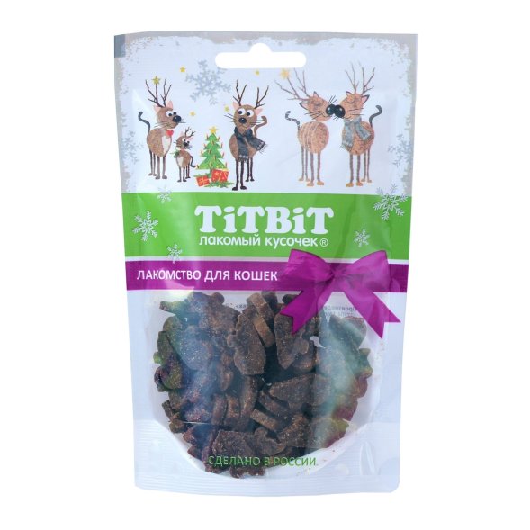 TiTBiT - Новогодняя коллекция Мышки с таурином для кошек 50гр
