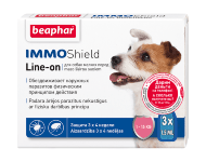 Beaphar ImmoShield Line-on - Капли от блох и клещей для собак малых пород 3 пипетки