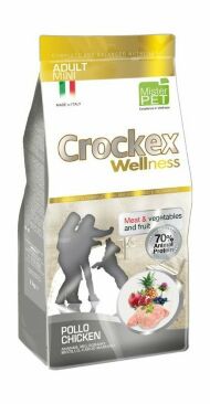 Crockex Wellness - Сухой корм для щенков средних и крупных пород курица с рисом