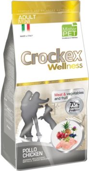 Crockex Wellness - Сухой корм для щенков средних и крупных пород курица с рисом