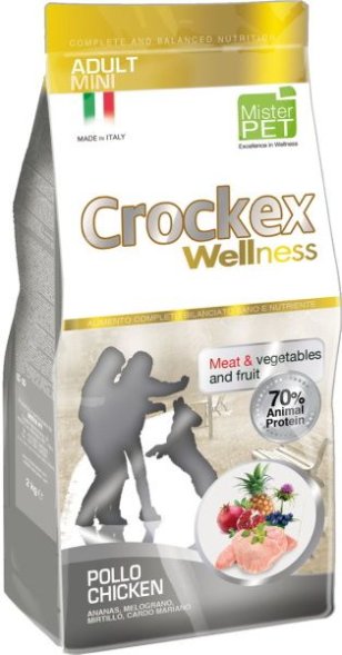 Crockex Wellness - Сухой корм для щенков средних и крупных пород курица с рисом