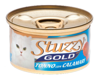 Stuzzy - Gold Консервы для кошек, Тунец с кальмарами в собственном соку 85гр