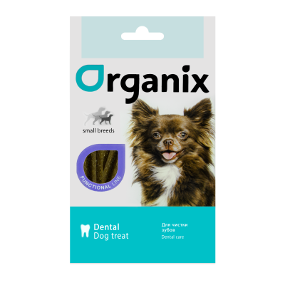 Organix Dental - Палочки-зубочистки для собак малых пород 45гр Organix Dental - Палочки-зубочистки для собак малых пород 45гр