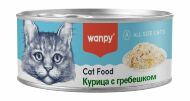 Wanpy Cat - Консервы для кошек "Курица с гребешком" 95 г
