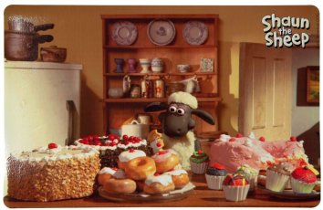 Trixie - Коврик под миску 44*28 см (Shaun the Sheep)