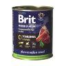 Brit Beef & Heart - консервы для собак с говядиной и сердцем 850гр