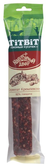 TitBit - Колбасный двор - Лакомство для собак, Нарезка Филейная, 80 гр