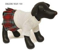 Dezzie - Свитер белый с юбкой-шотландкой