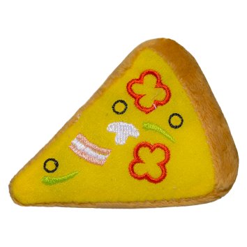 PetSHOP - Мягкая игрушка для животных «Пицца» с кошачьей мятой, 7,5 см