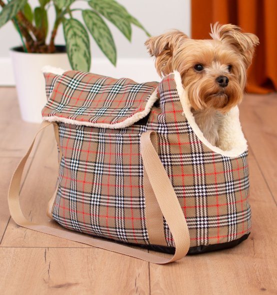 PetSHOP - Сумка-переноска утеплённая &amp;quot;Билли&amp;quot; с карманом 45x22x29 см, клетка