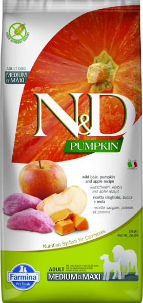 Farmina N&amp;amp;D Pumpkin - Сухой корм для собак, Кабан с Яблоками