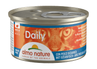 Almo Nature Daily Mousse - консервы для кошек Мусс с океанической рыбой 85 гр