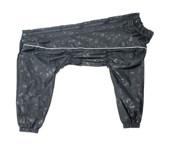 oSSo Fashion - Комбинезон для собак, для защиты от грязи, для девочек, Черный, для крупных пород