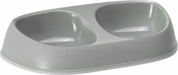 Moderna - Миска для животных, двойная, оливковый-серый (Sensibowl)