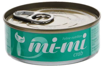 Mi-mi - Консервы для кошек с мясом краба, 80г