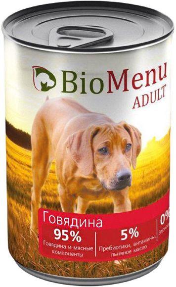 19069.580 BioMenu - Konservi dlya sobak s govyadinoi kypit v zoomagazine «PetXP» BioMenu - Консервы для собак с говядиной
