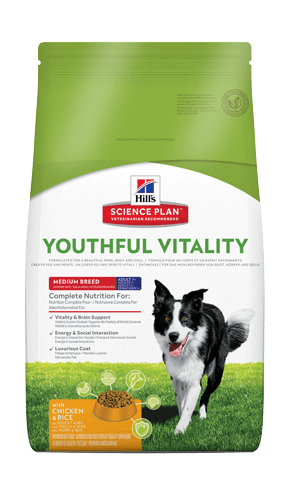 Hills Youthful Vitality Adult 7+ Medium Breed - Сухой корм для собак средних пород старше 7 лет