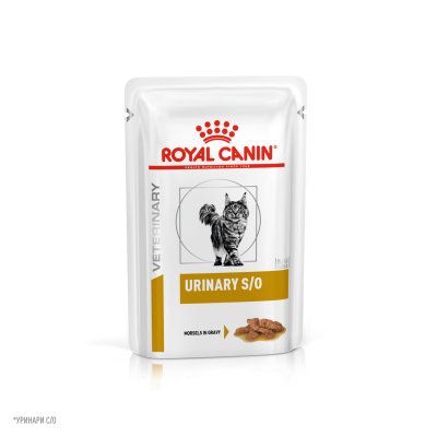 Royal Canin Urinary S/O - Влажный корм для кошек при мочекаменной болезни в соусе 85гр Royal Canin Urinary S/O - Влажный корм для кошек при мочекаменной болезни в соусе 85гр