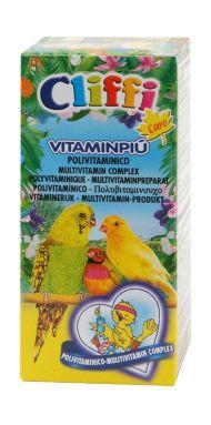 Cliffi Vitaminpiu - Полный мультивитаминный комплекс для птиц, капли, 25гр