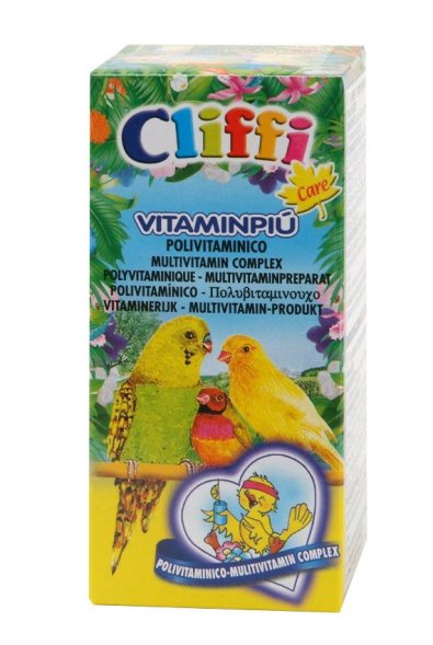 Cliffi - Полный мультивитаминный комплекс для птиц, капли, 25гр