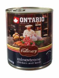 Ontario Culinary Minestrone Chicken and Lamb - Консервы для собак "Минестроне с Курицей и Ягненком"
