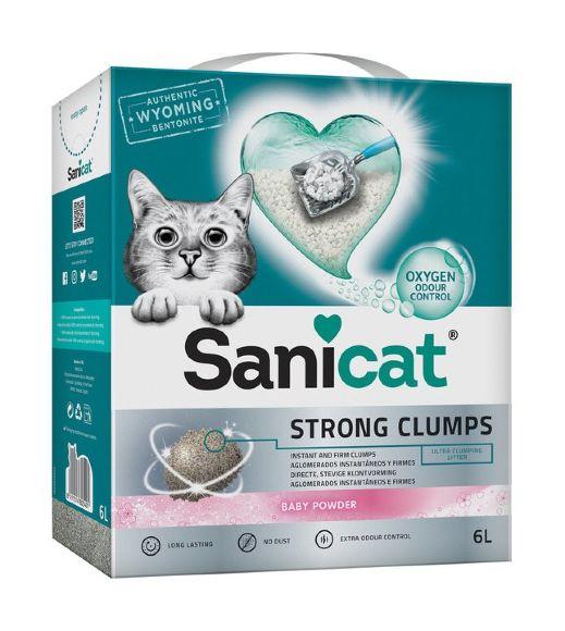 Sani Cat Strong Clumps - Комкующийся наполнитель 2,3 кг
