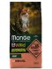 Monge BWild Anchovies Grain Free - Беззерновой корм для кошек, с лососем и горохом 1,5 кг