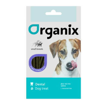Organix Dental - Палочки-зубочистки для собак малых пород с эвкалиптом 45гр