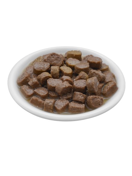 Almo Nature - Полнорационный консервированный корм для стерилизованных кошек с курицей и уткой в соусе 85г