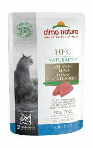 Almo Nature Alternative Atlantic Tuna - Паучи для кошек "Атлантический тунец" 91% мяса 55гр