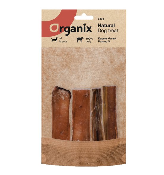 Organix - Премиум лакомство для собак, Бычий Корень