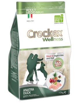 Crockex Wellness - Сухой корм для собак средних и крупных пород утка с рисом