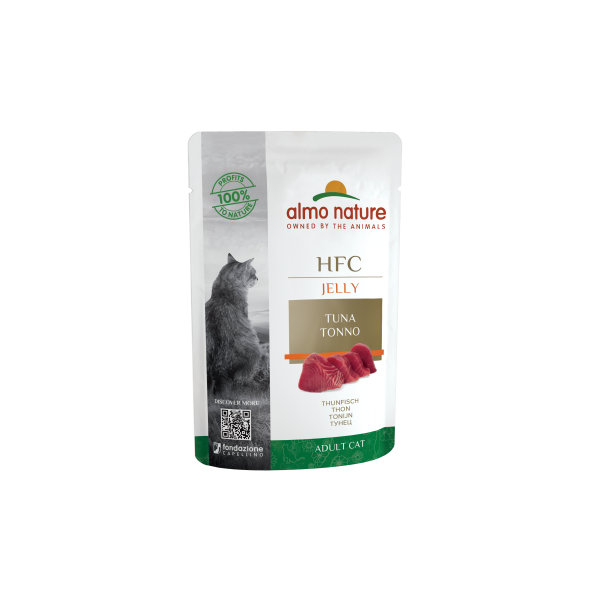 Almo Nature HFC - паучи для кошек с тунцом в желе 55 гр