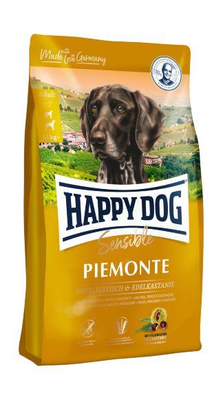 Happy Dog Piemonte - Сухой корм для собак, с уткой, морской рыбой и каштаном
