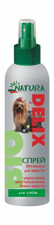 ВАКА - Спрей для собак, "Деликс БИО" витамины для шерсти 