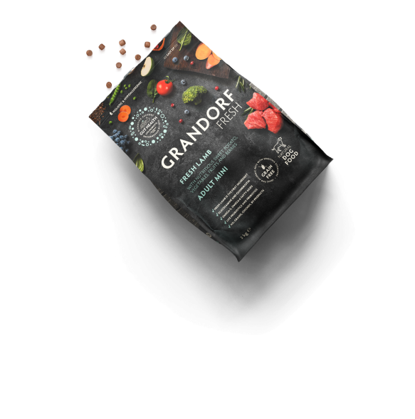 Grandorf Fresh Dog Lamb Mini - Корм для собак мелких пород, чувствительное пищеварение или аллергиях, со свежим ягненком и бататом