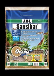 JBL Sansibar ORANGE - Декоративный грунт для пресноводных и морских аквариумов, оранжевый, 10 кг
