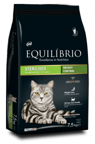 Equilibrio Sterilised - Сухой корм для стерилизованных кошек, с птицей