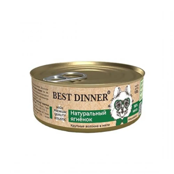 Best Dinner - Консервы для собак, натуральный Ягненок