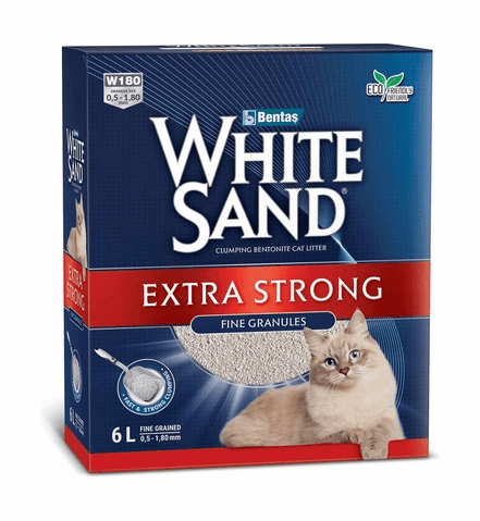 37425.580 White Sand - Komkyushiisya napolnitel "Ekstra", bez zapaha kypit v zoomagazine «PetXP» White Sand - Комкующийся наполнитель "Экстра", без запаха