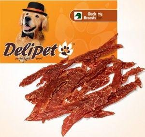 Delipet Мягкие утиные грудки 90 гр