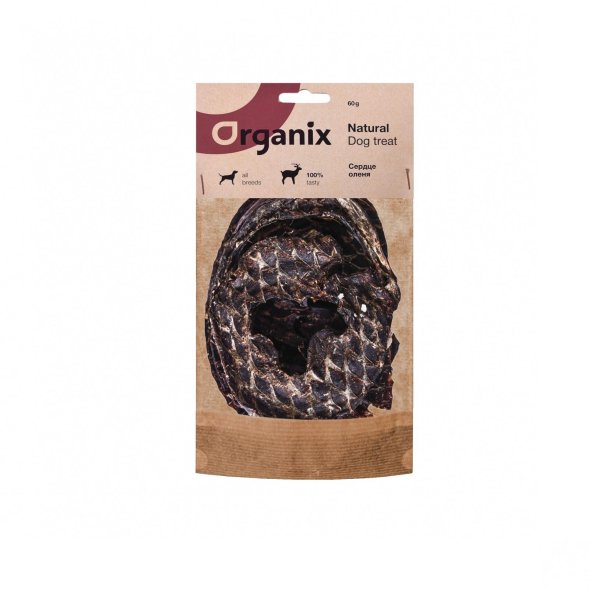 Organix - Лакомство для собак &amp;quot;сердце оленя&amp;quot; 60гр